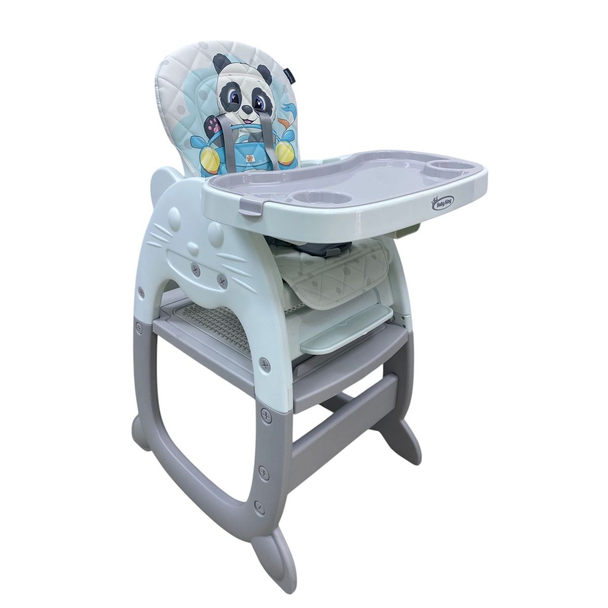 GENERICO - Silla comedor Para Bebé 4en1Escritorio Carpeta Mecedora