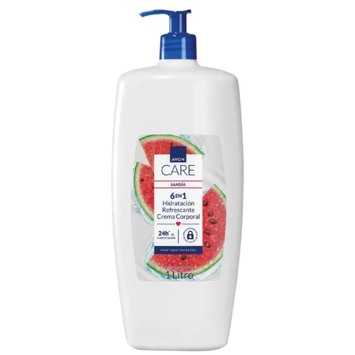 AVON - Hidratante Care 6 En 1 Crema Corporal Sandía 1000ml  Avon