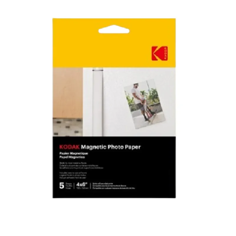 KODAK - Papel Fotografico Imantado 10x5cm Brillante Kodak 5uds