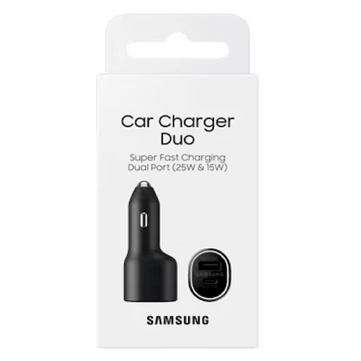 SAMSUNG - Cargador Samsung de Auto 25W+15W Dual para A15 A25 A25 A55