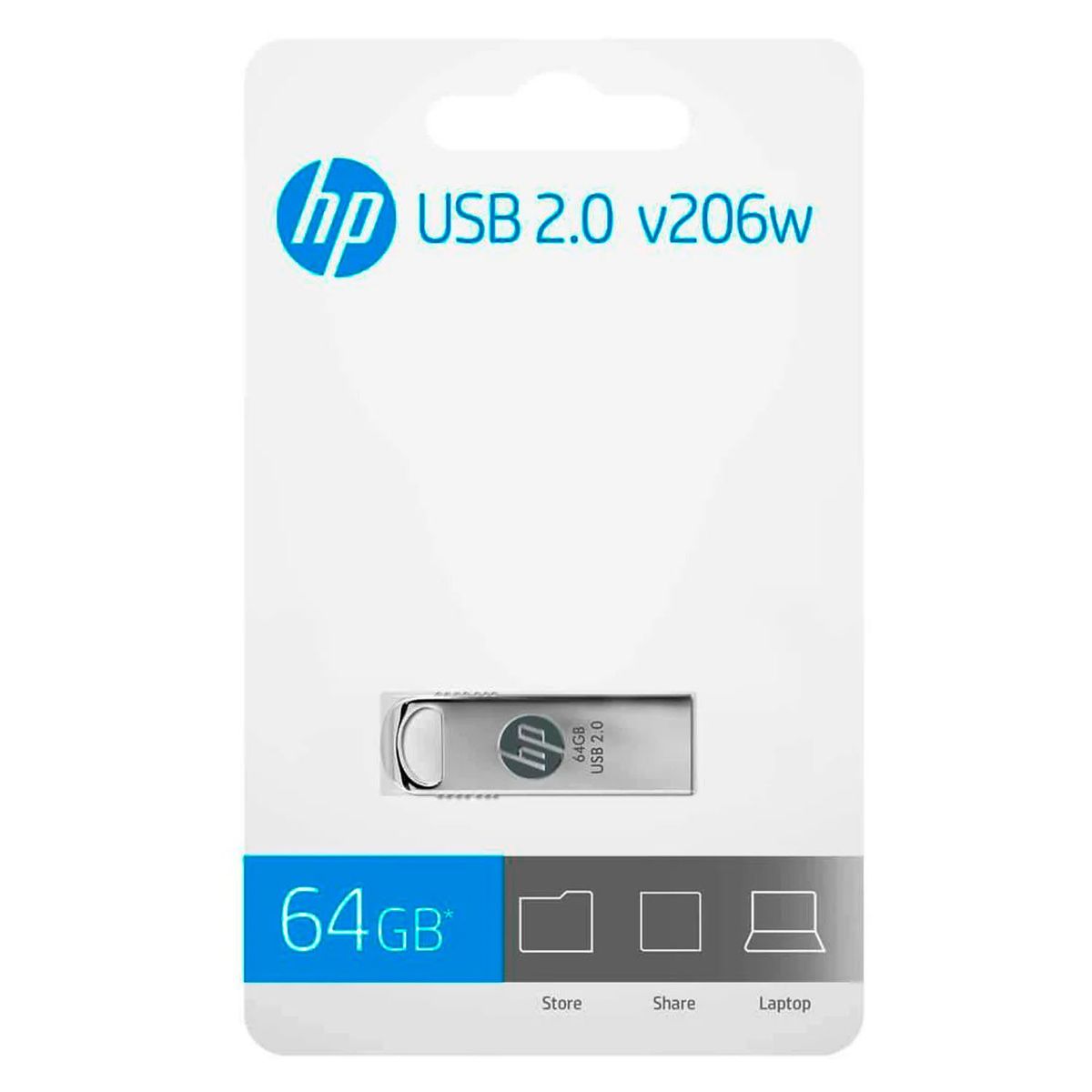 HP - Memoria USB HP 64GB V206W Metal