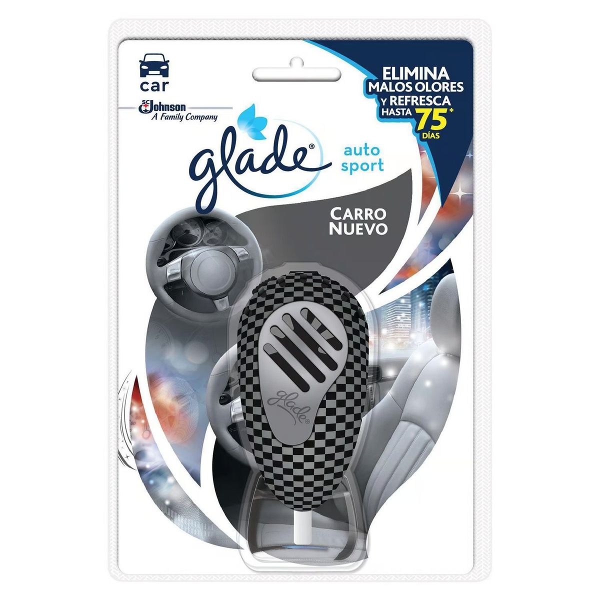 GLADE - Ambientador Glade Auto Sport New Car 7ml