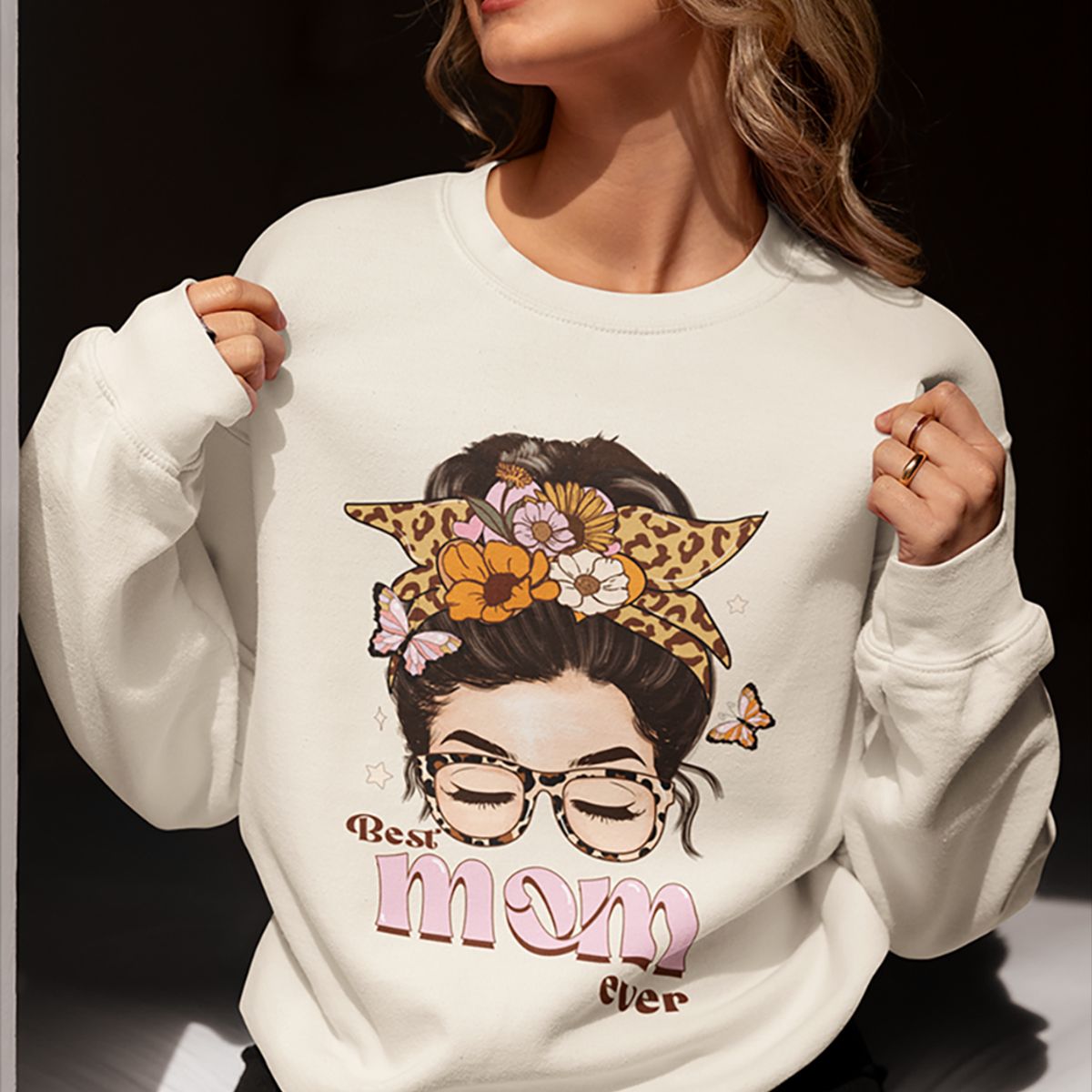 GENERICO - POLERA CUELLO REDONDO DE ALGODON-MAMA MOD06