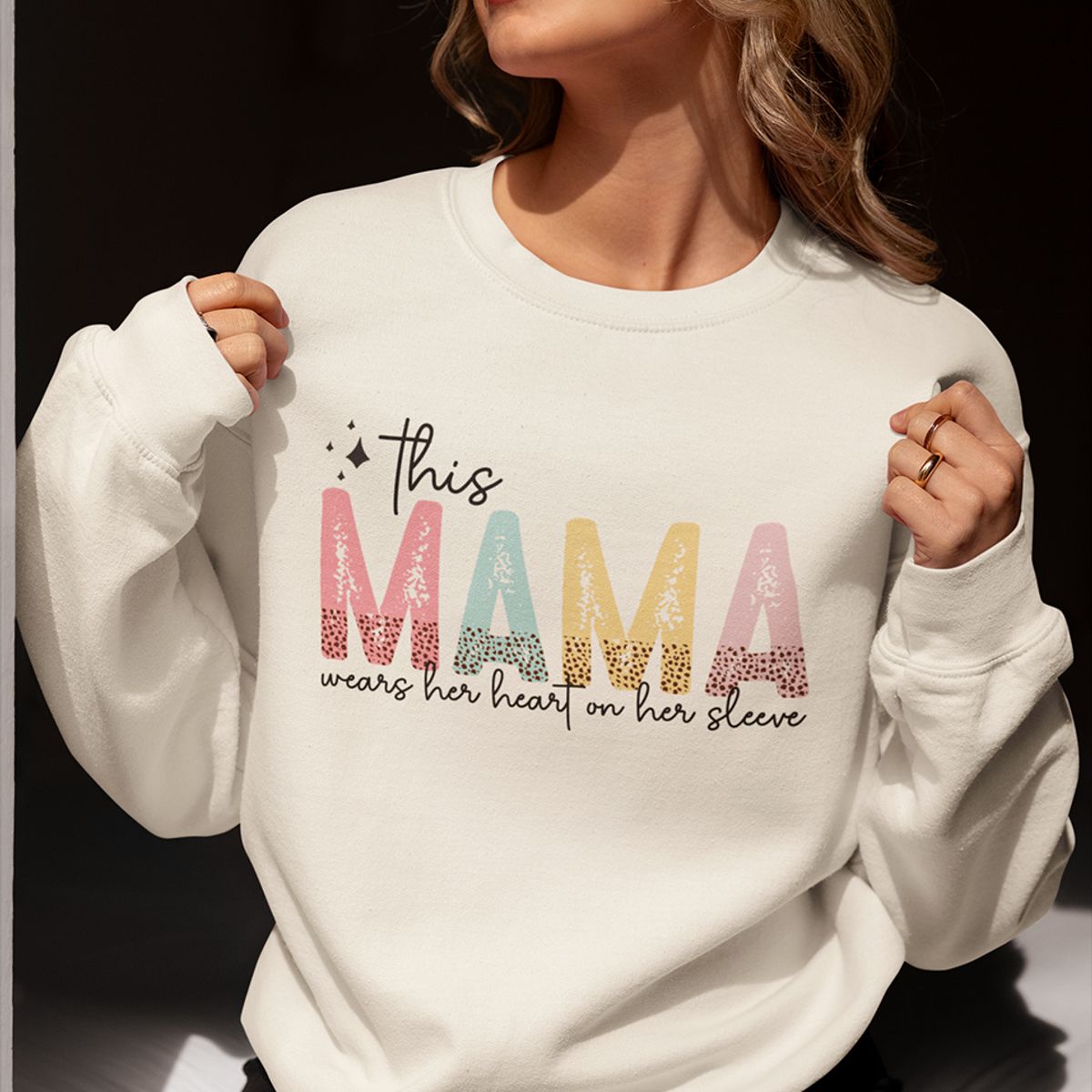 GENERICO - POLERA CUELLO REDONDO DE ALGODON-MAMA MOD10