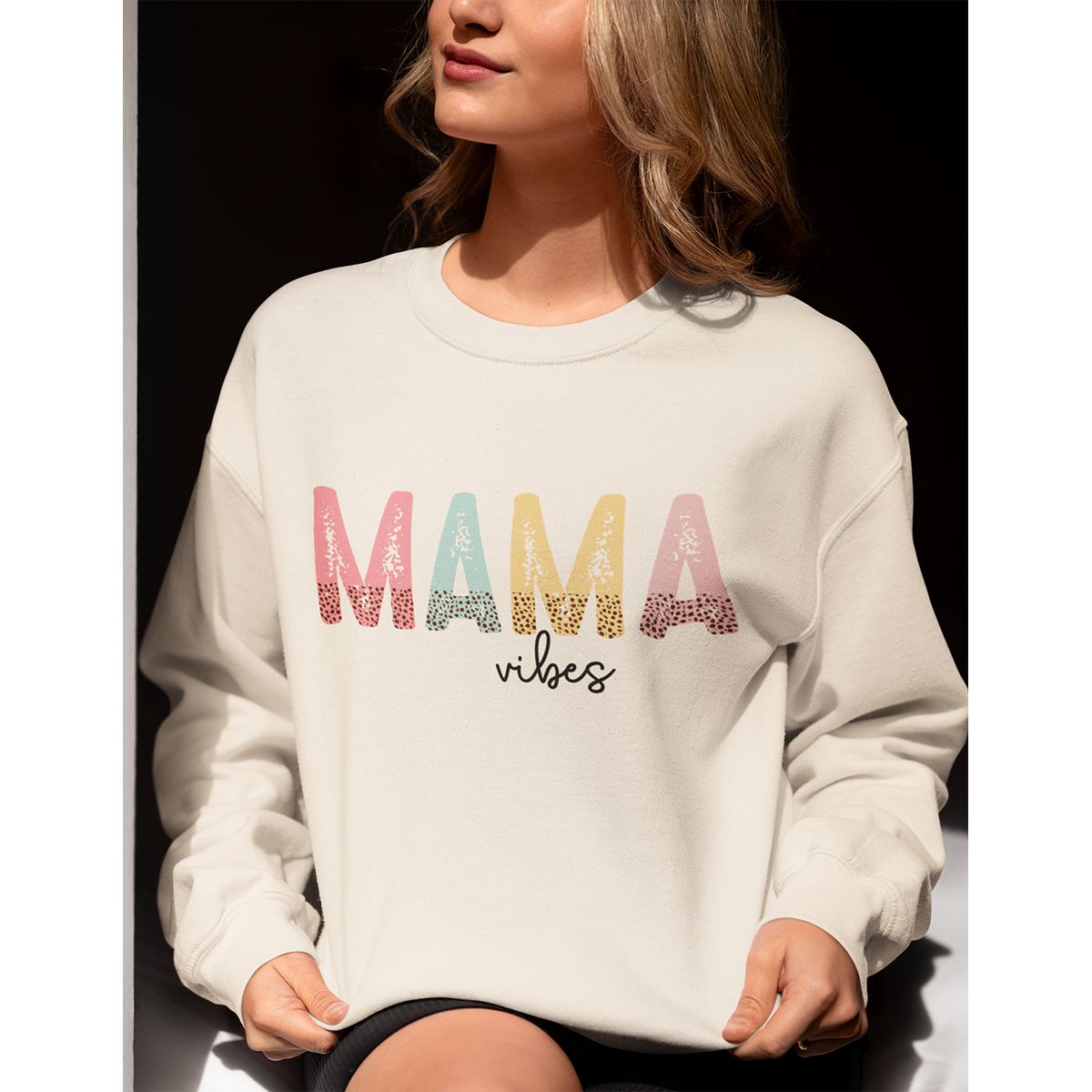 GENERICO - POLERA CUELLO REDONDO DE ALGODON-MAMA MOD14