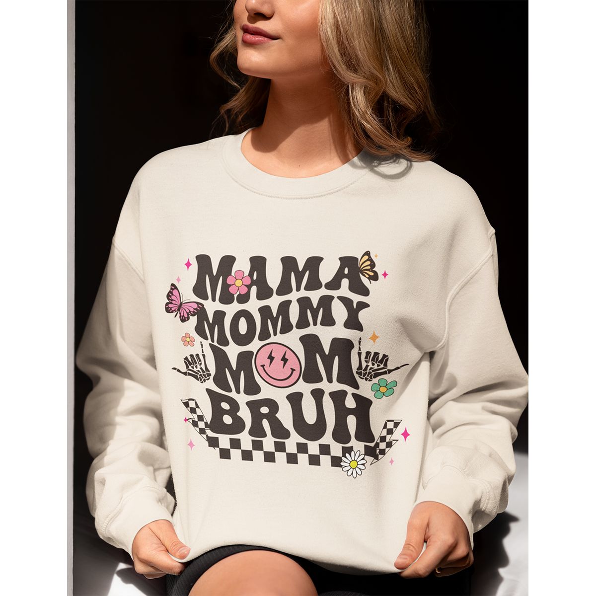 GENERICO - POLERA CUELLO REDONDO DE ALGODON-MAMA MOD18