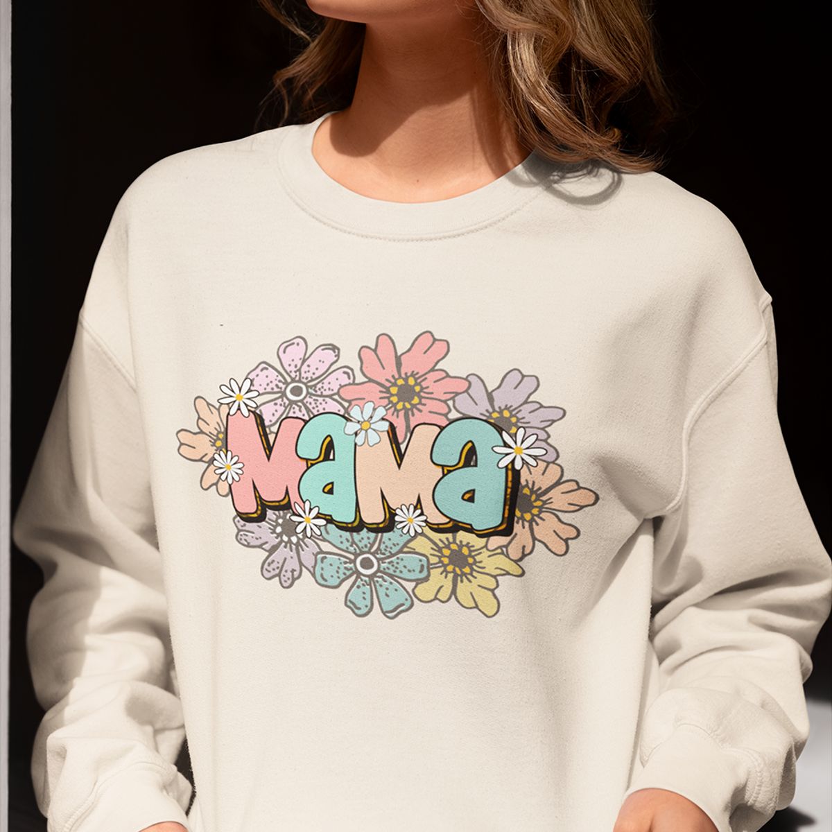 GENERICO - POLERA CUELLO REDONDO DE ALGODON-MAMA MOD19