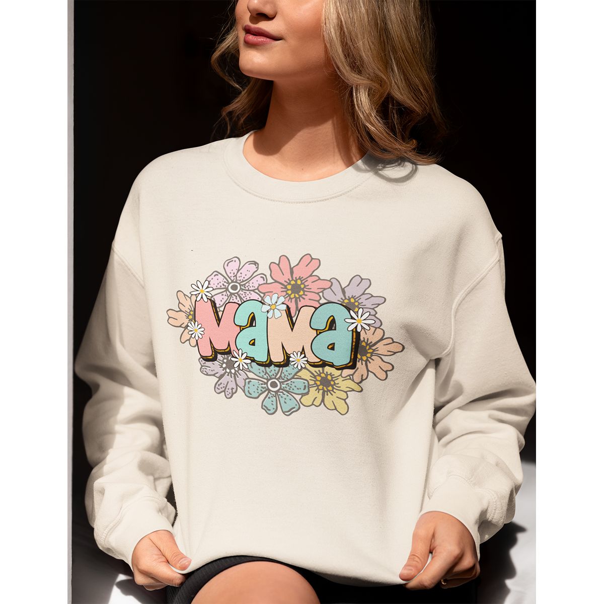 GENERICO - POLERA CUELLO REDONDO DE ALGODON-MAMA MOD19