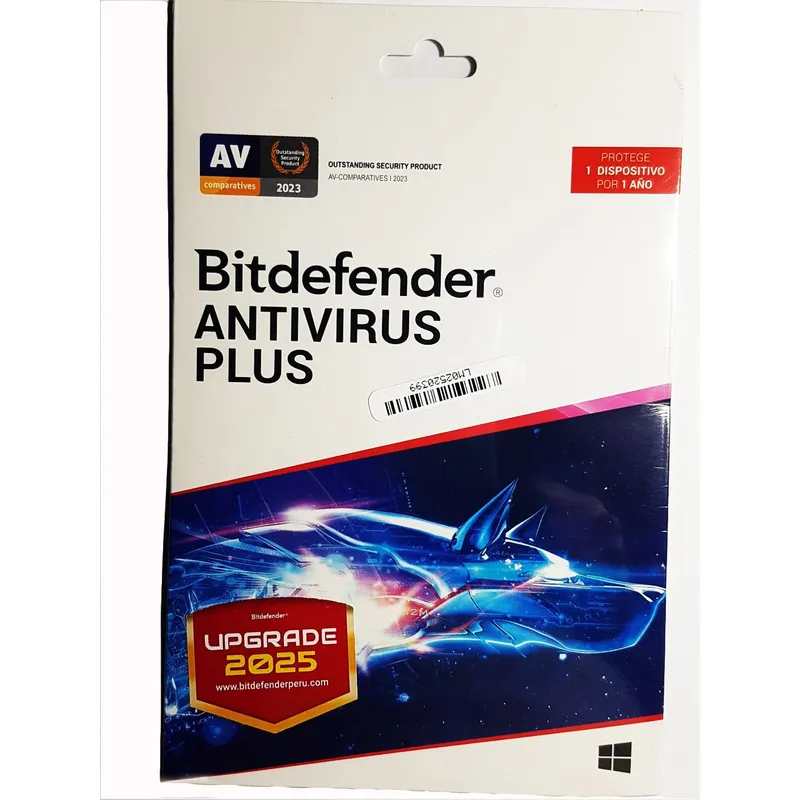 BITDEFENDER - Bitdefender Antivirus Plus Versión 2025 - Para PC - Licencia por 1 año