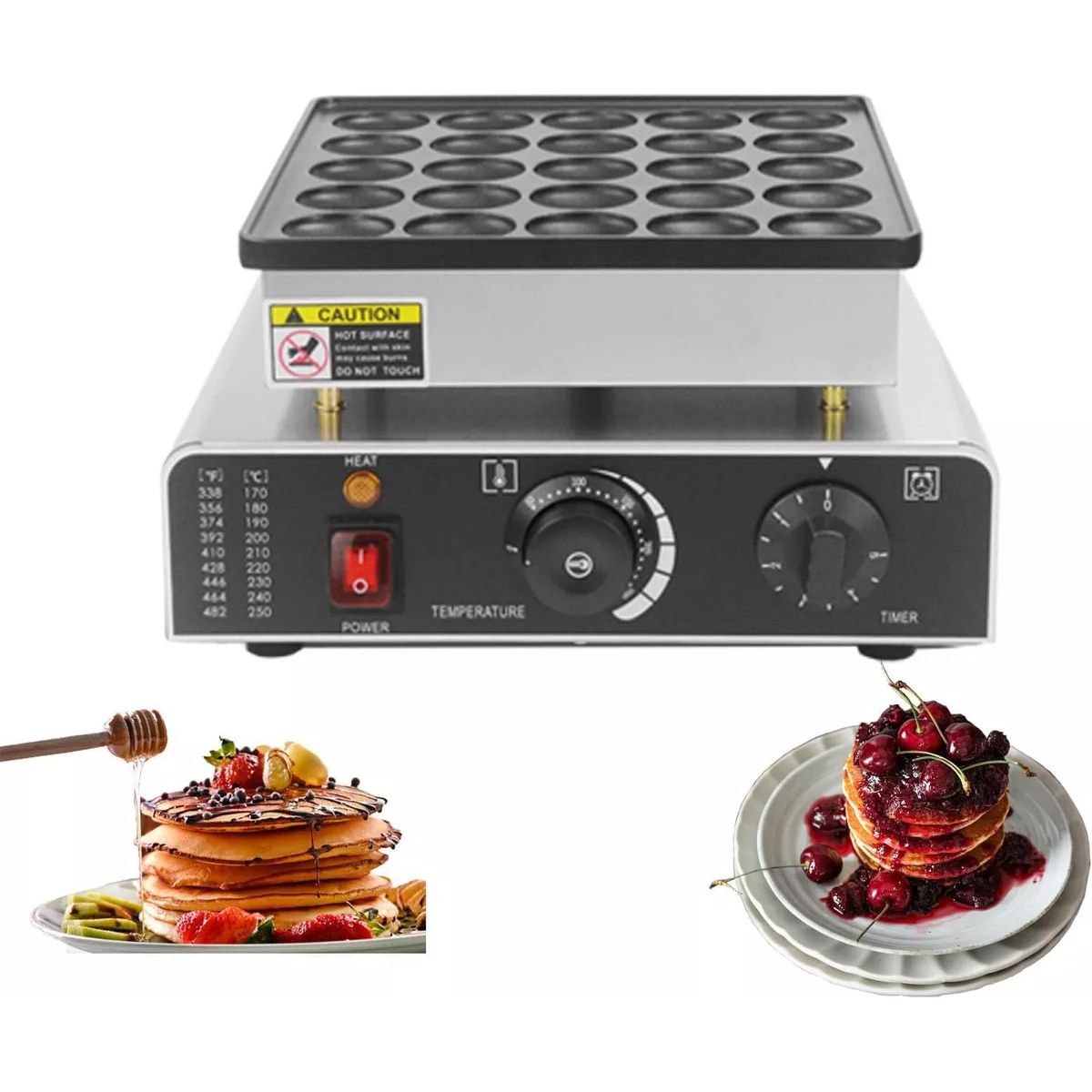 U BUY - Mini Máquina Hacer Panqueques Eléctrica Comercial Industrial