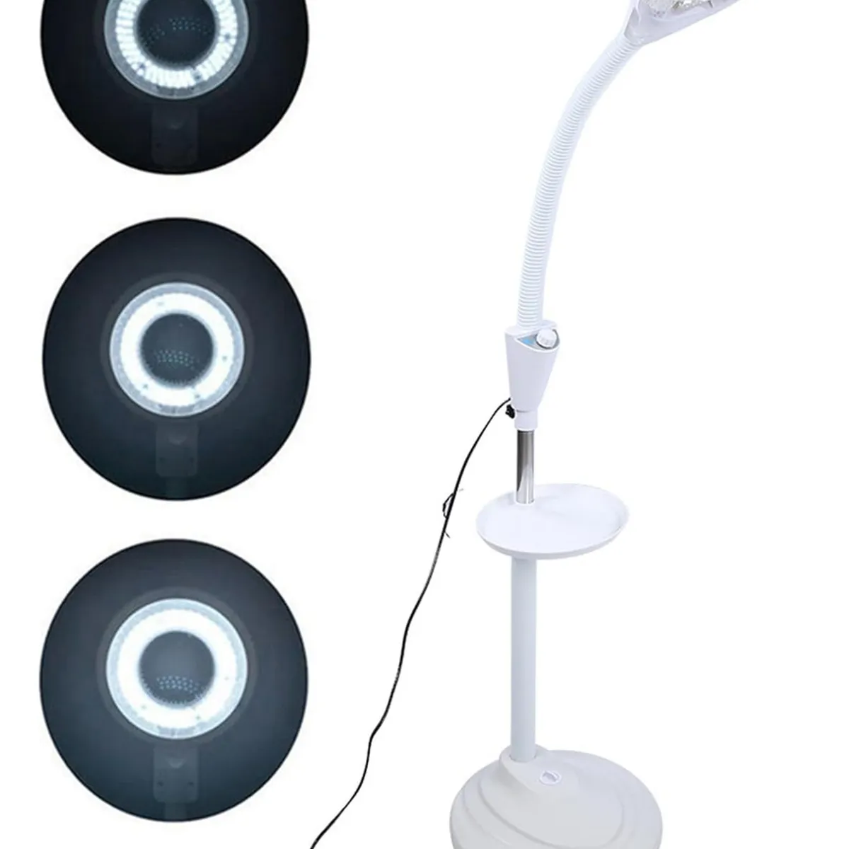 U BUY - Lampara Luz Fría Lupa Led Con Pedestal Cosmetología Pestañas