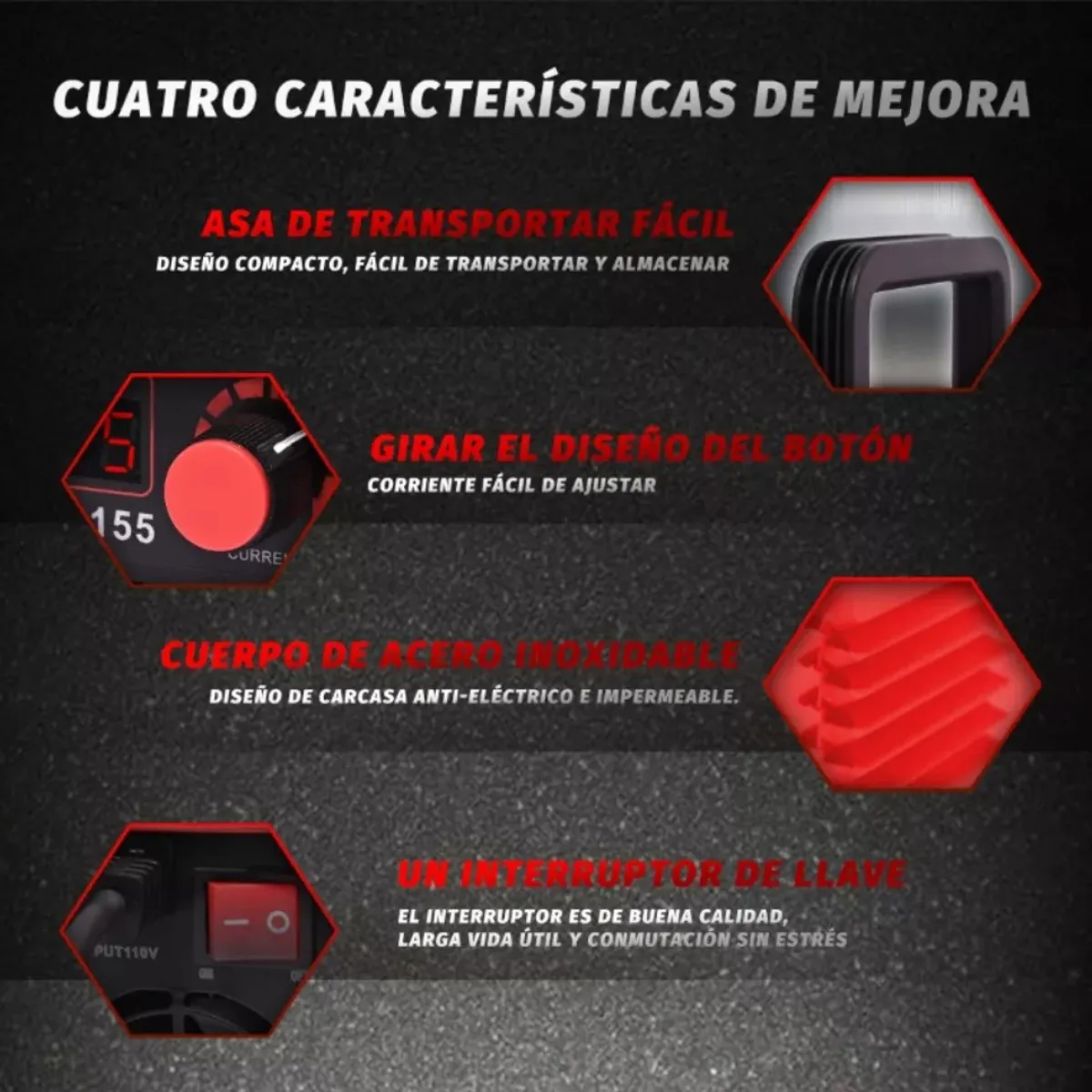 QUICK - Soldadoras Inversor Para Soldar Portatil Mini Soldadura Tig