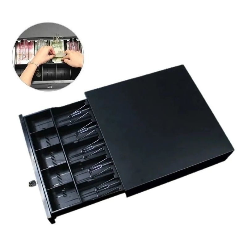 U BUY - Caja De Dinero Gaveta Electronica Rj11 5 Billetes 5 Monedas