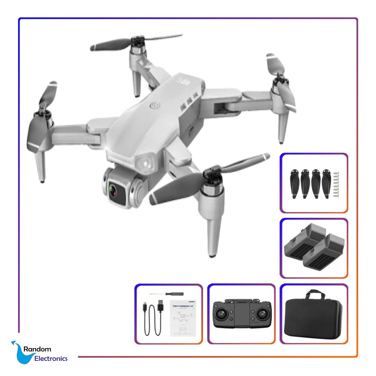 GENERICO - ZLRC DRONE L900 PRO GPS CAMARA 4K DUAL HD SIN ESCOBILLAS G