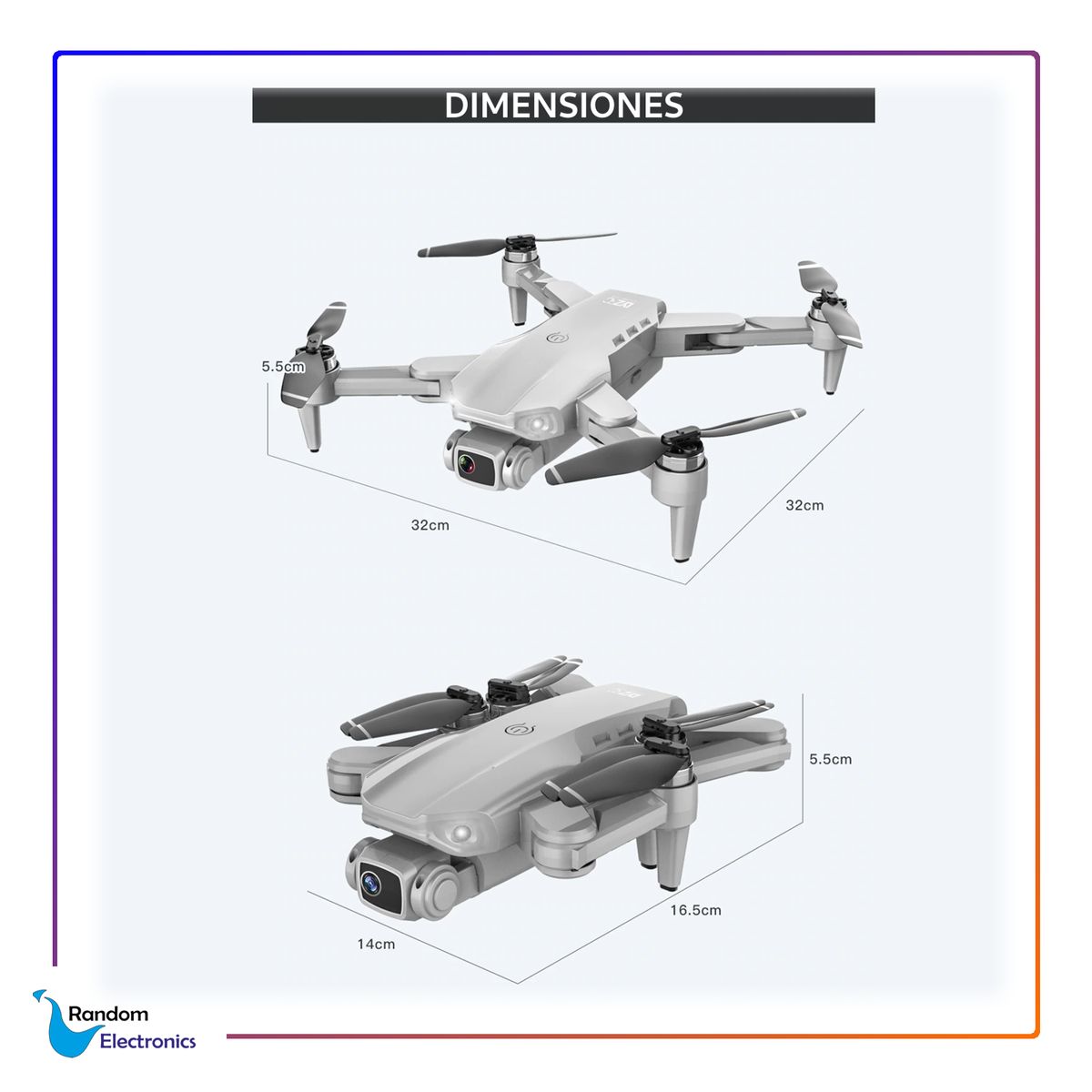 GENERICO - ZLRC DRONE L900 PRO GPS CAMARA 4K DUAL HD SIN ESCOBILLAS G