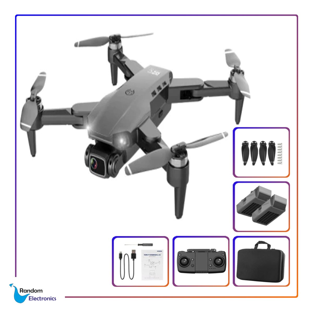 GENERICO - ZLRC DRONE L900 PRO GPS CAMARA 4K DUAL HD SIN ESCOBILLAS B
