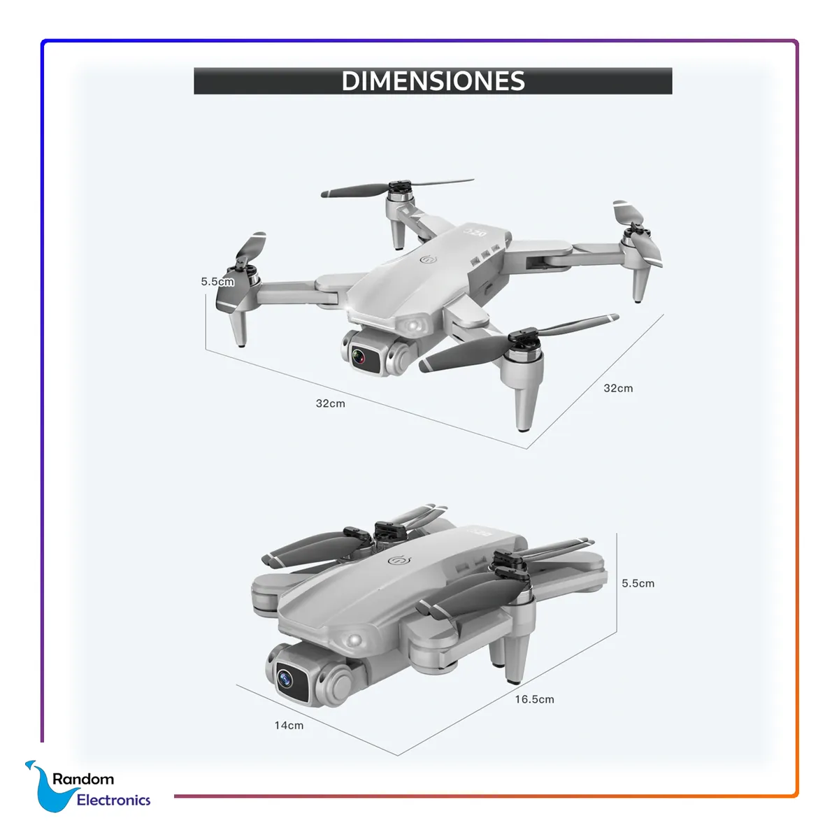 GENERICO - ZLRC DRONE L900 PRO GPS CAMARA 4K DUAL HD SIN ESCOBILLAS B