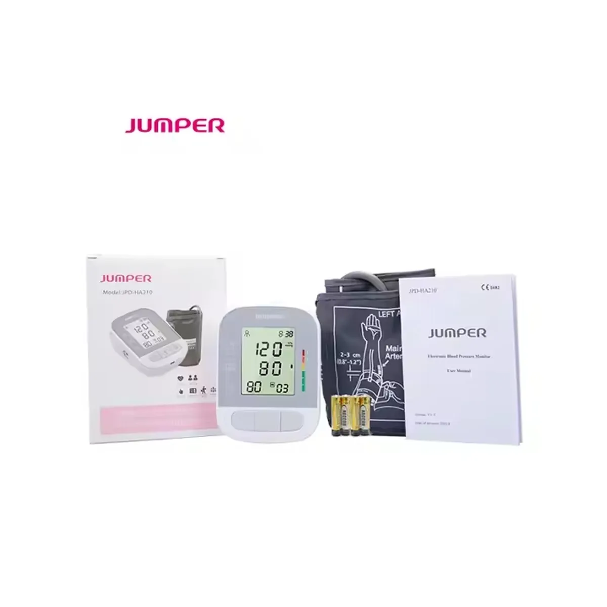 GENERICO - TENSIOMETRO DIGITAL DE BRAZO JUMPER CON VOZ INTELIGENTE INC CABLE USB