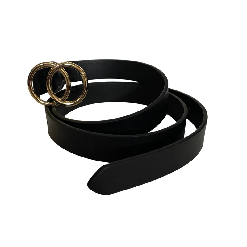 KAST PE - Cinturón para Mujer Modelo Collins ancho 2cm - Negro