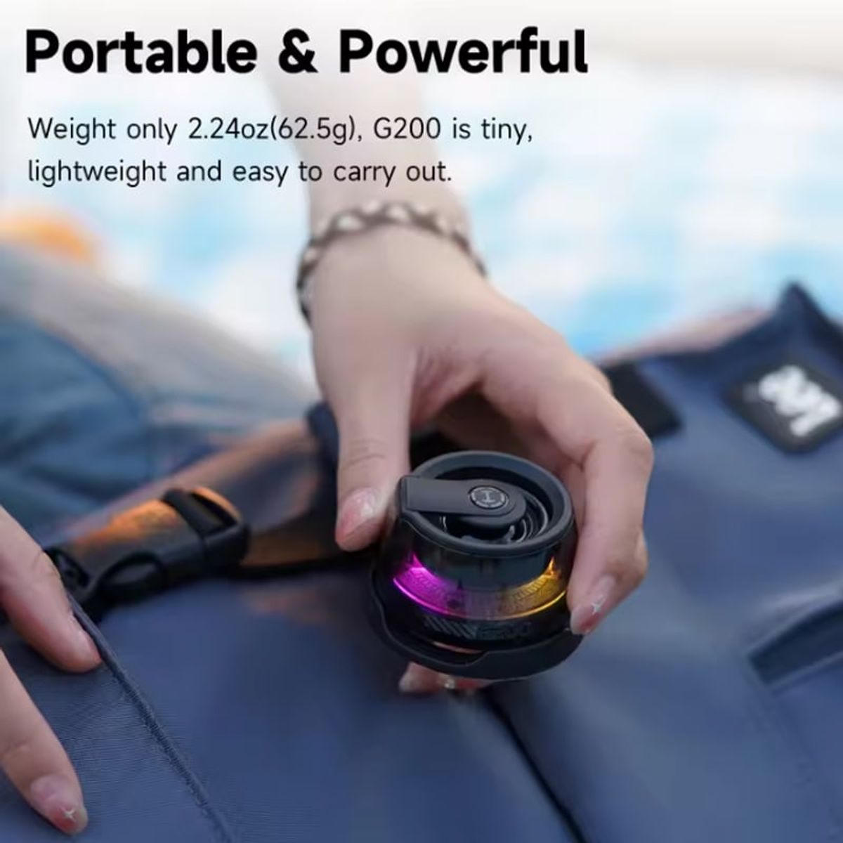 EDIFIER - Parlante Edifier G100 magnético Bluetooth Speaker Negro