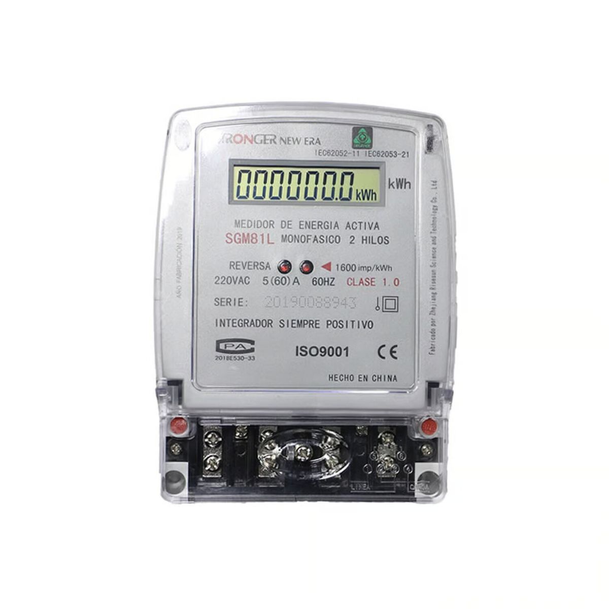 GENERICO - MEDIDOR DE CORRIENTE MONOFASICO DIGITAL