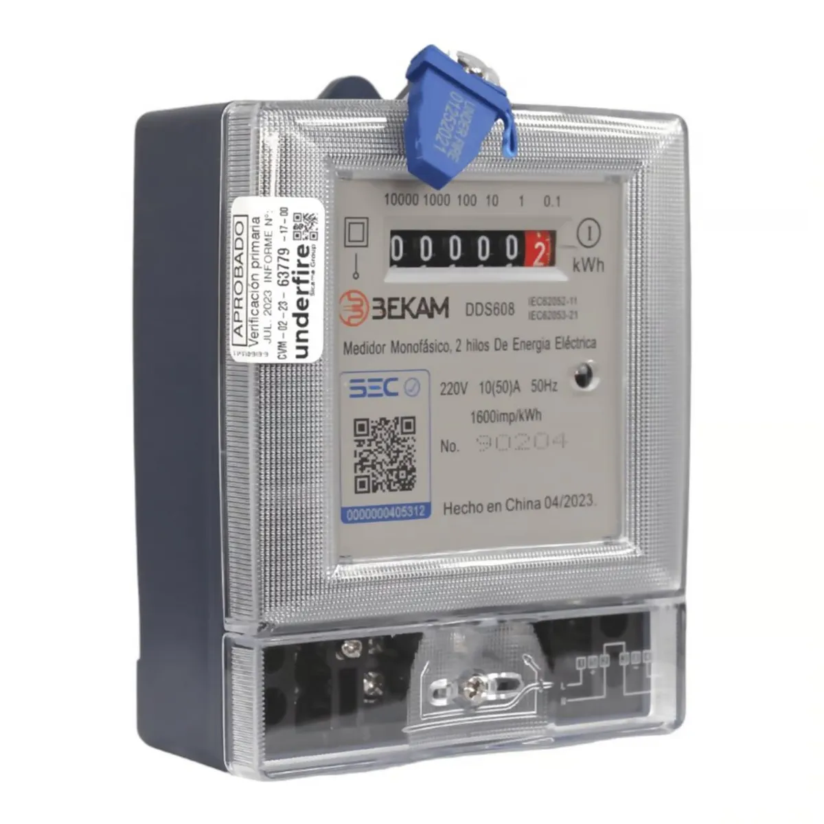 GENERICO - MEDIDOR DE CORRIENTE MONOFASICO ANALOGICO