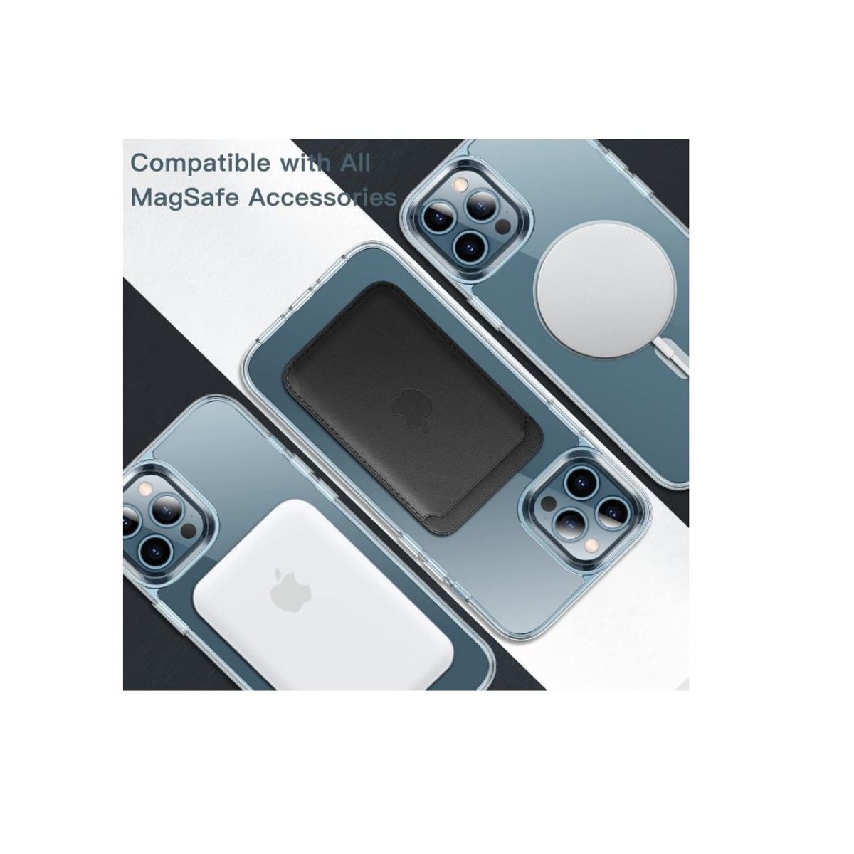 PREMIUM - Funda Transparente Case Magnético con MagSafe IPhone13