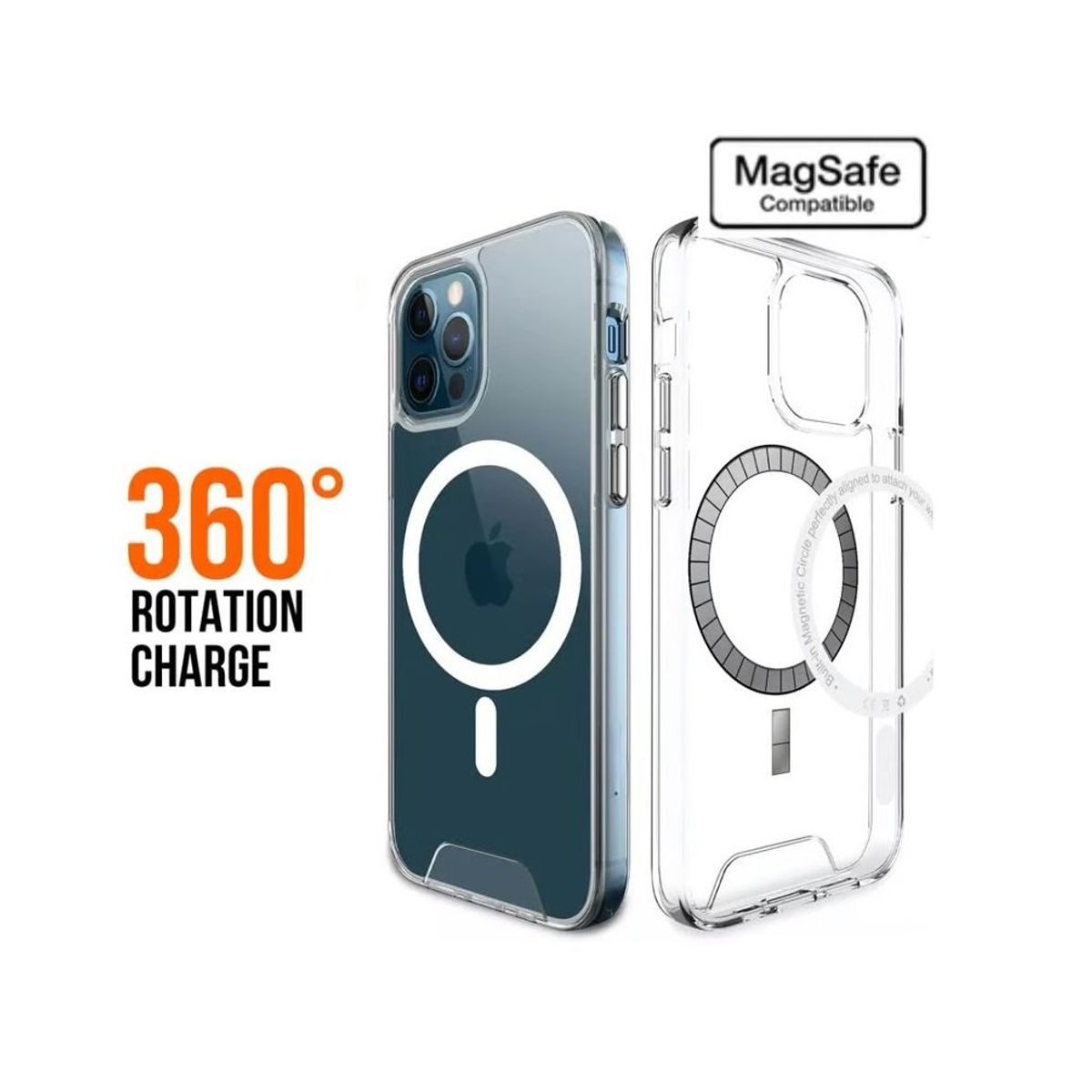 PREMIUM - Funda Transparente Case Magnético con MagSafe IPhone 13 Pro