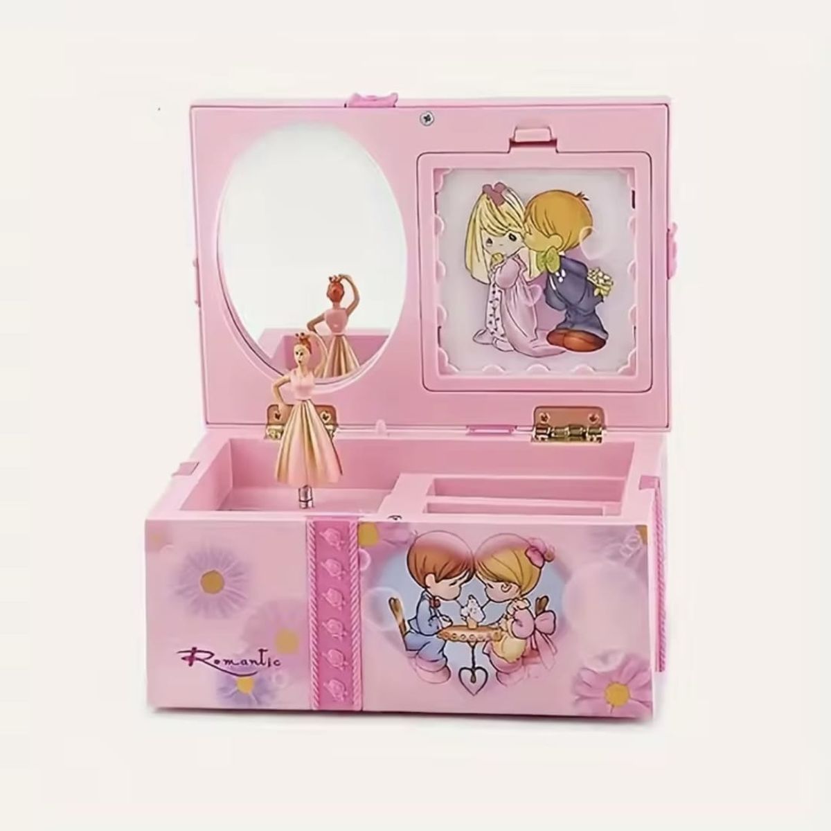 GENERICO - Caja De Música En Miniatura Para Bailarina Rosa