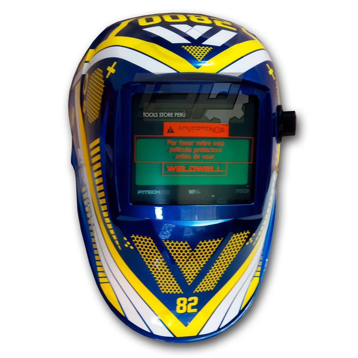 GENERICO - Máscara Fotosensible WELDWELL 2 Sensores Mod Fitech