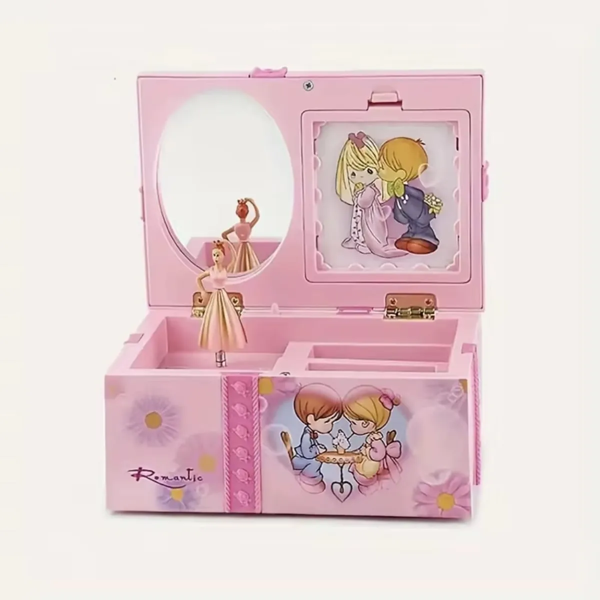 GENERICO - Caja De Música En Miniatura Para Bailarina Rosa