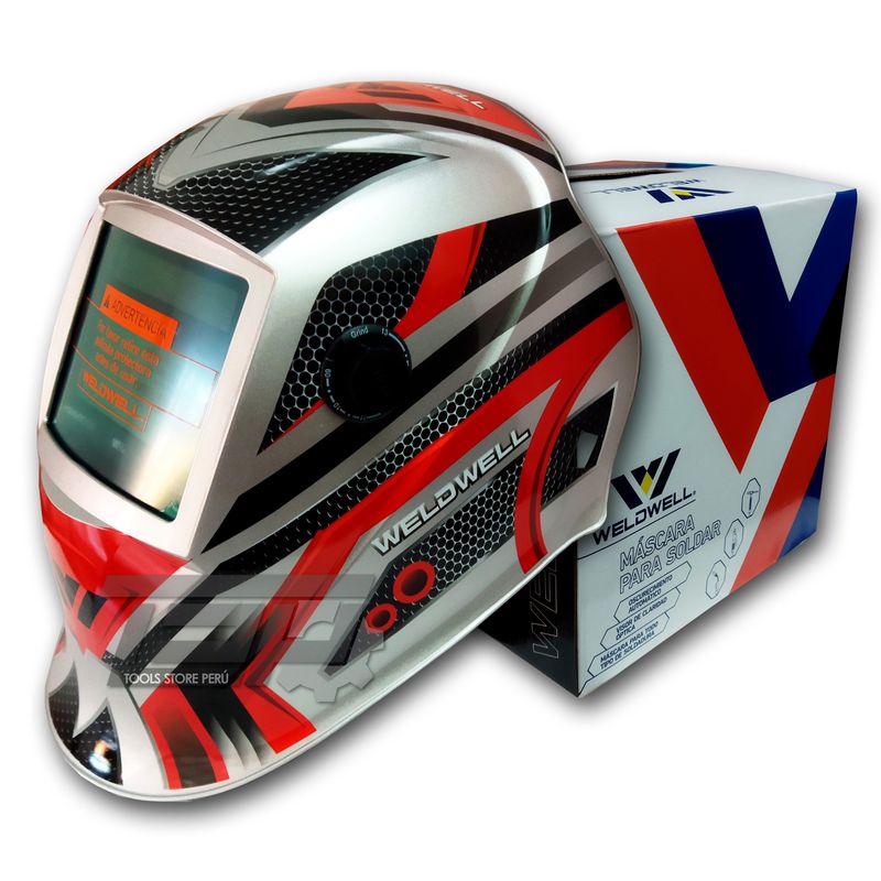 GENERICO - Máscara Fotosensible WELDWELL 2 Sensores Mod Heavy