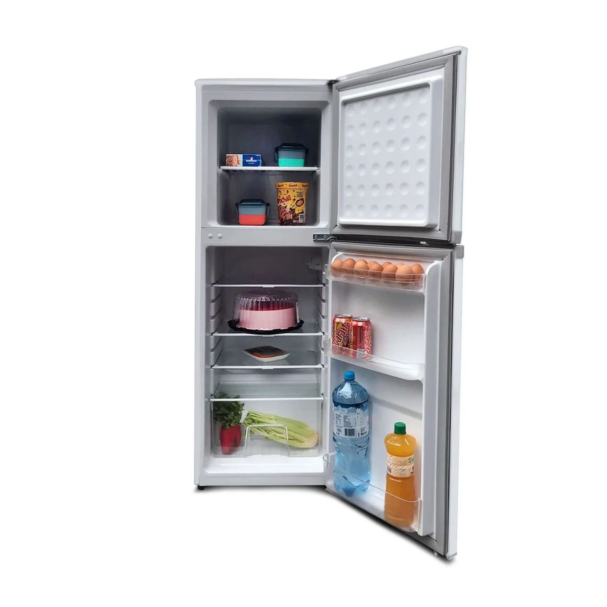 ELECTROLUX - Refrigeradora Electrolux 138 Litros Top Freezer ERT18G2HNI - Plomo