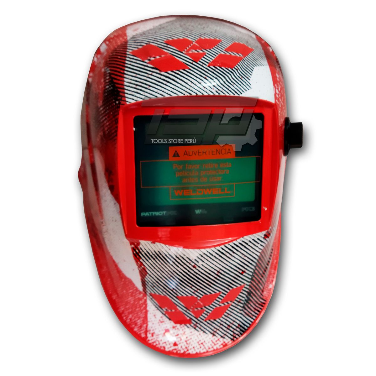 GENERICO - Máscara Fotosensible WELDWELL 2 Sensores Mod Patriot