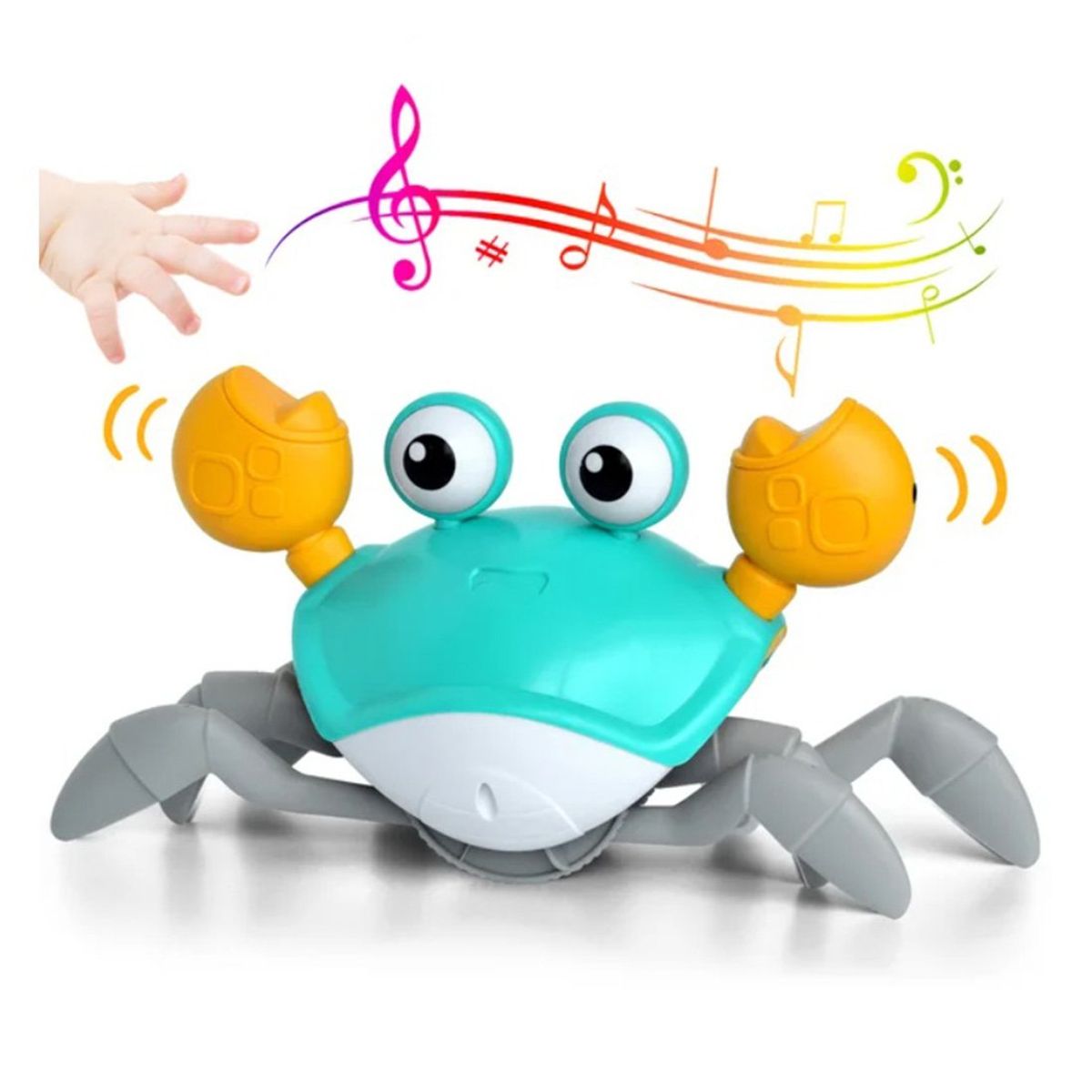 GENERICO - Tummy Time - Cangrejo Interactivo con sensor