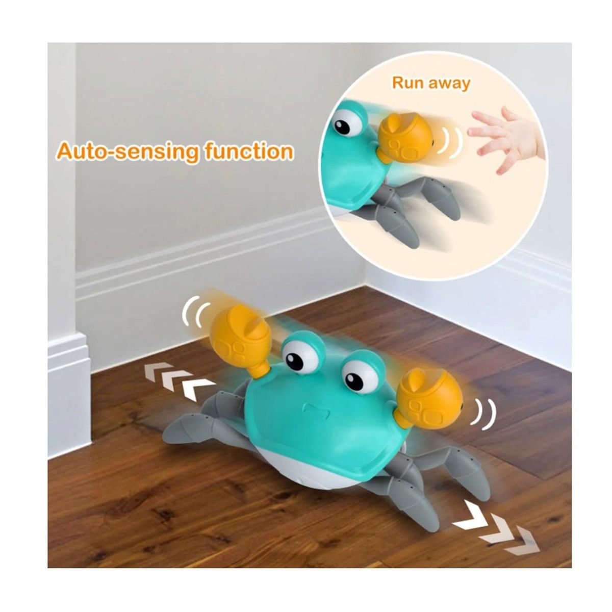 GENERICO - Tummy Time - Cangrejo Interactivo con sensor