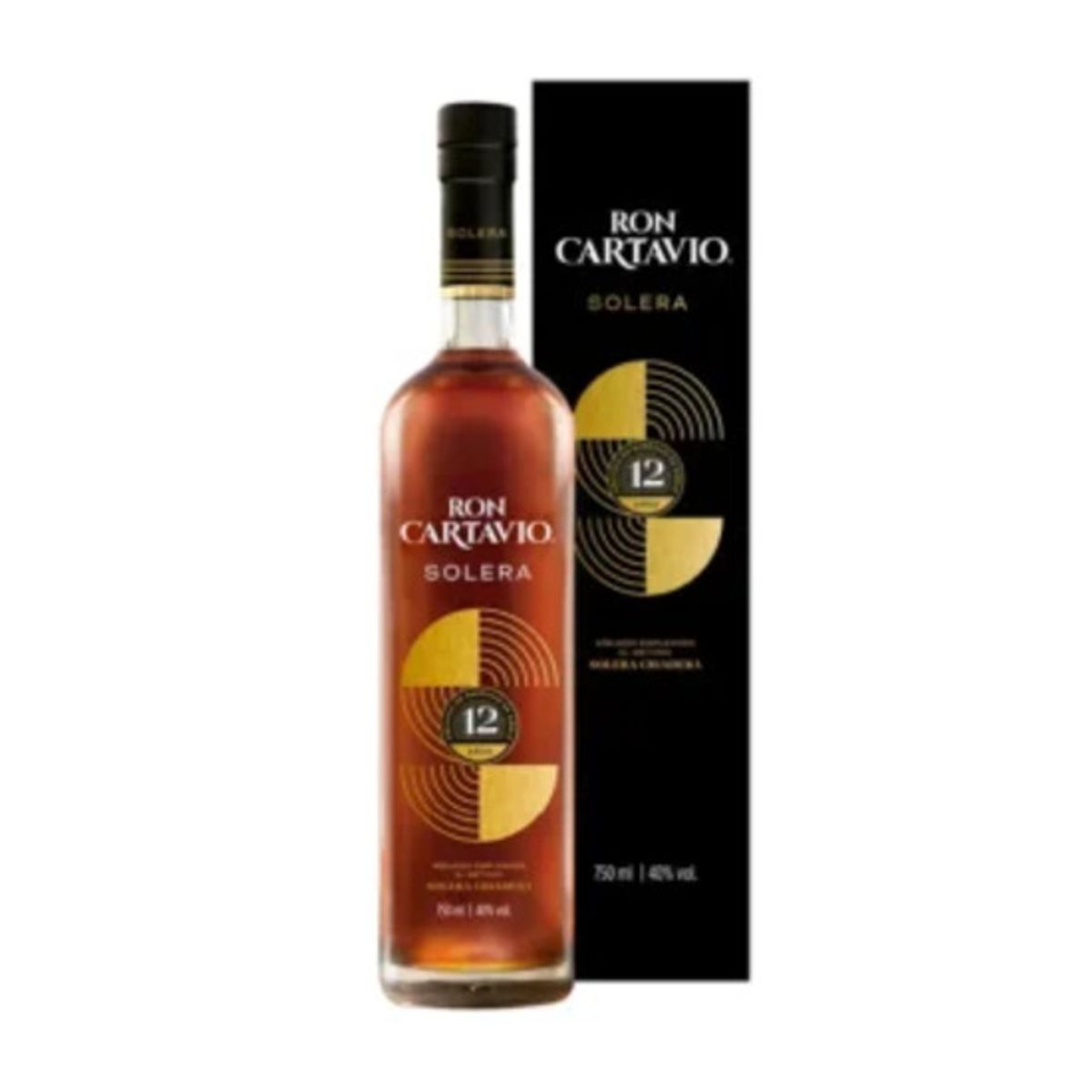 CARTAVIO - RON SOLERA 12 AÑOS BOTELLA 750ML