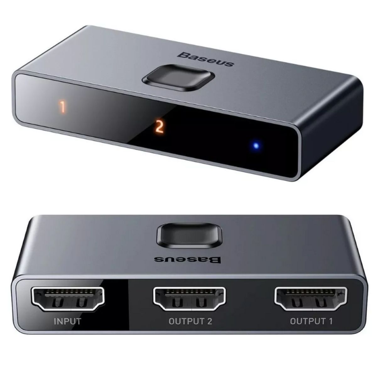 BASEUS - Switch Bidireccional Hdmi 1 X 2 4k 60hz 2 en 1 Matrix Baseus