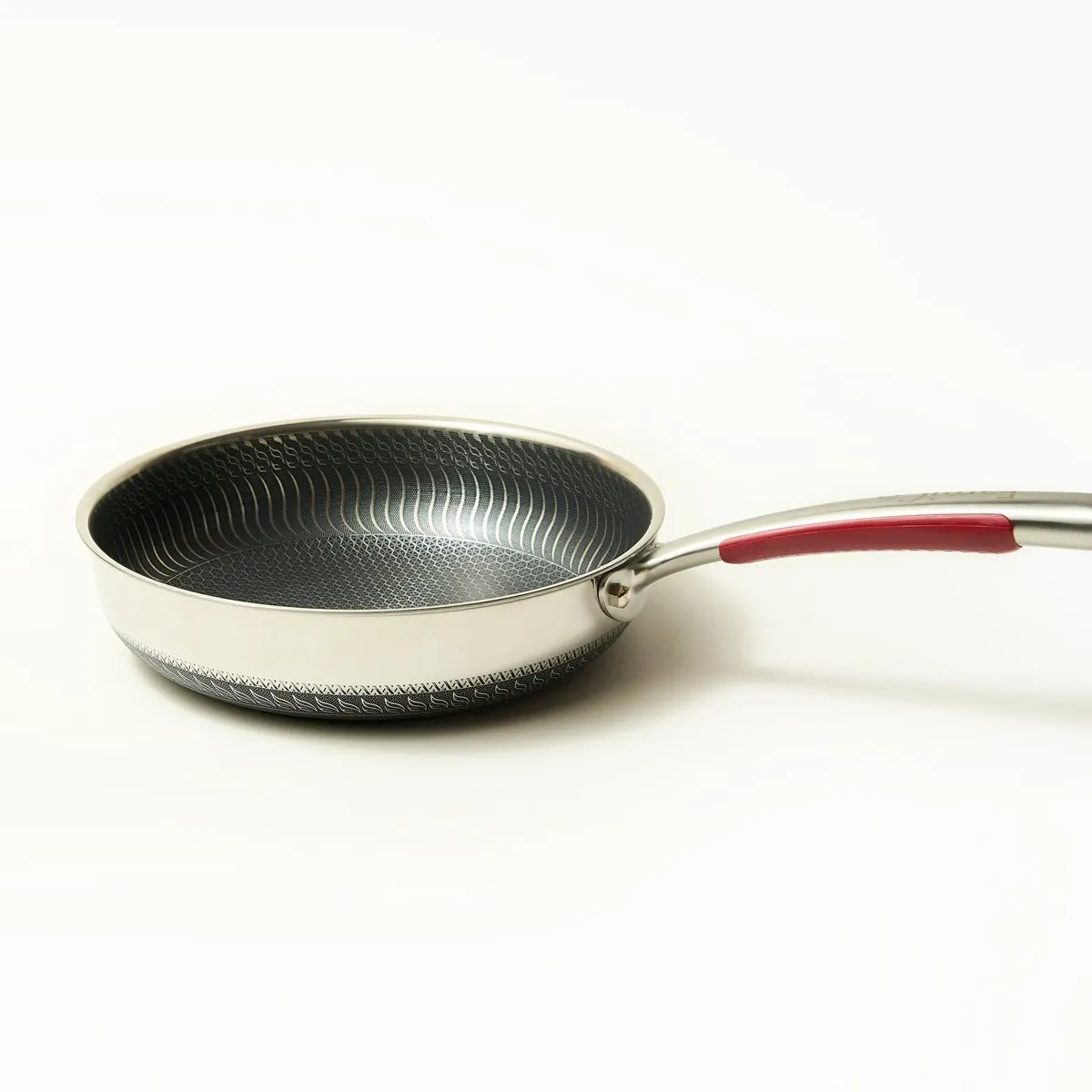 FAMICO - Sartén acero inoxidable de 28cm con tapa, Acero 304