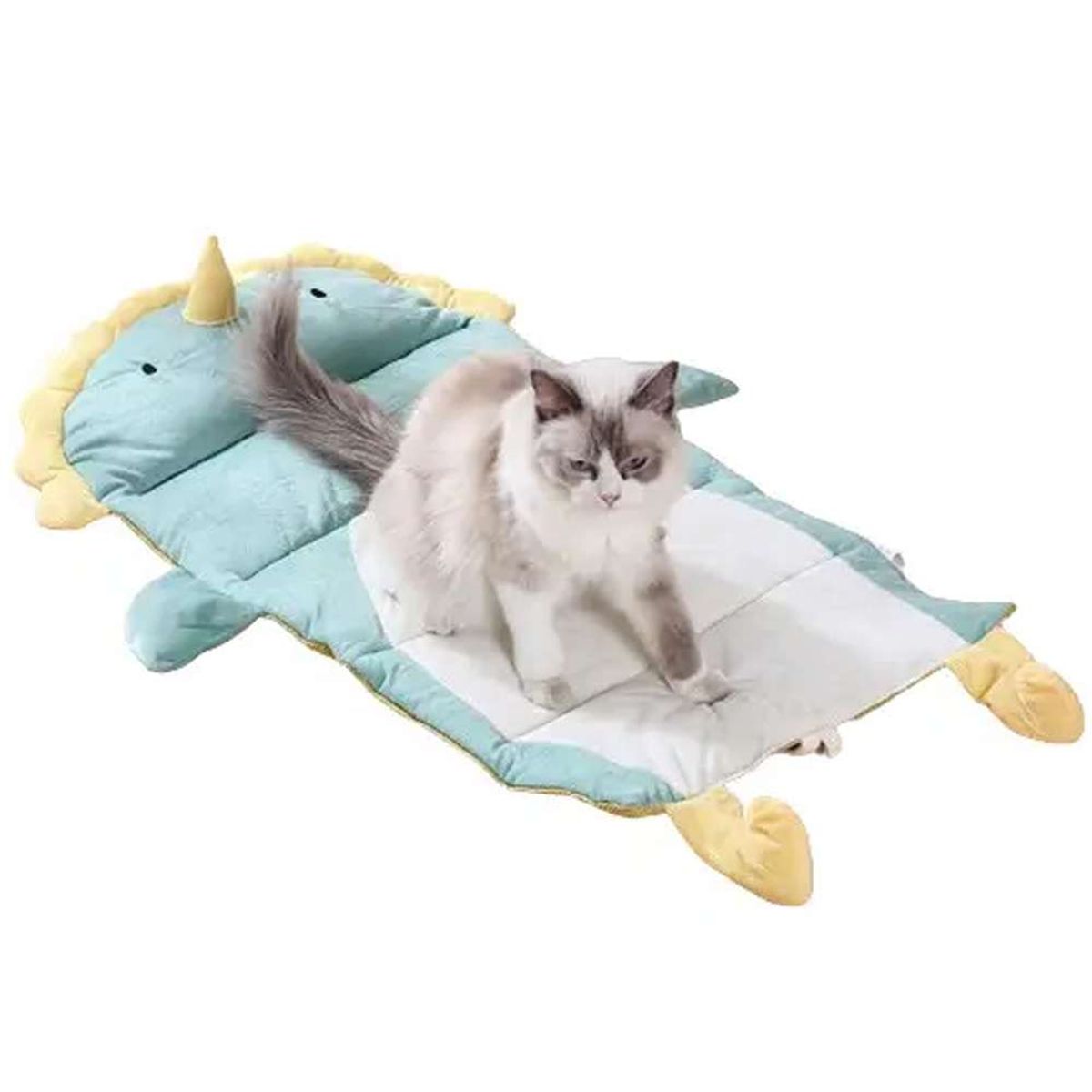 AMICATS - Alfombra Tapete para Mascotas Dino