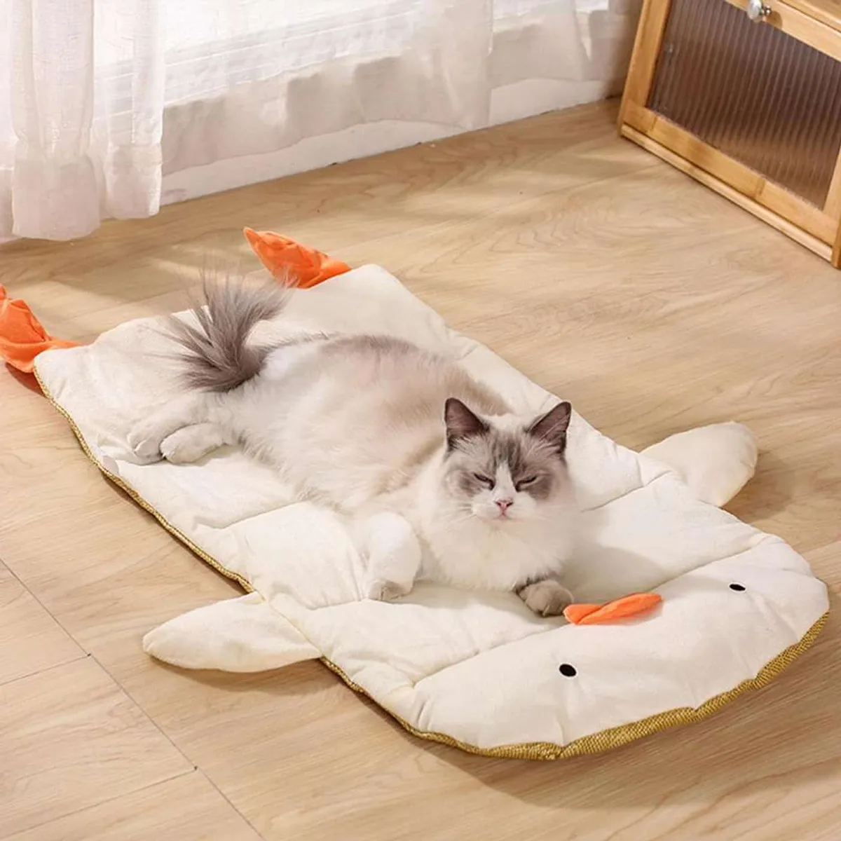 AMICATS - Alfombra Tapete para Mascotas - Patito