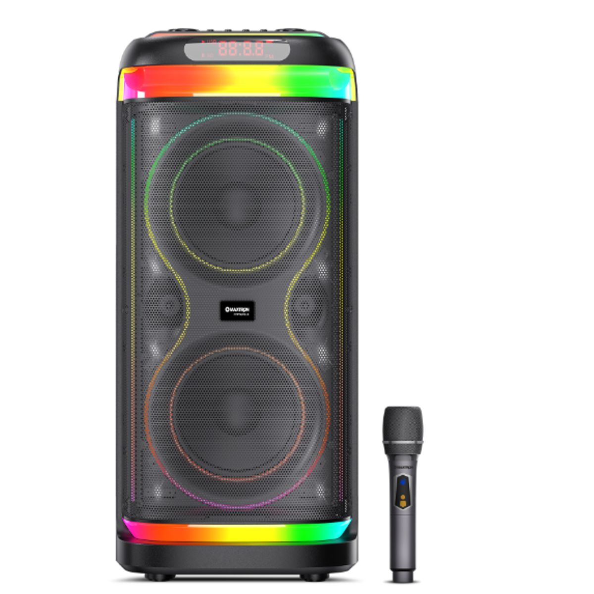 MAXTRON - Parlante Torre HYPNOTIC 8 MX808 SPEAKER Bluetooth USB SD TWS MAXTRON
