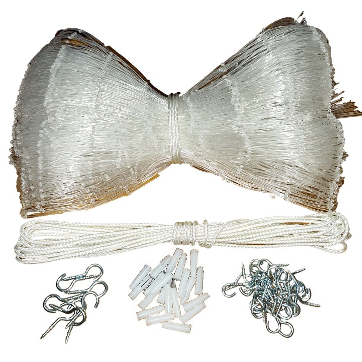 GENERICO - Malla de Seguridad Para  bebe y Niños (KIT) 2.00x4.00 MT