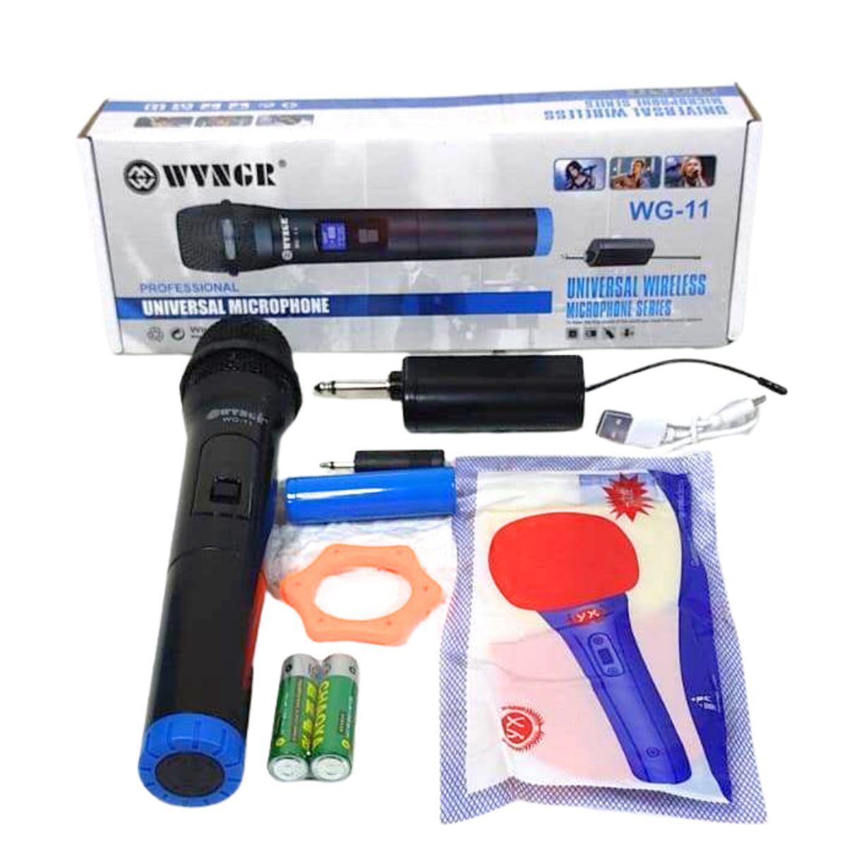 GENERICO - Micrófono Karaoke Inalámbrico UHF Wvngr Wg-11