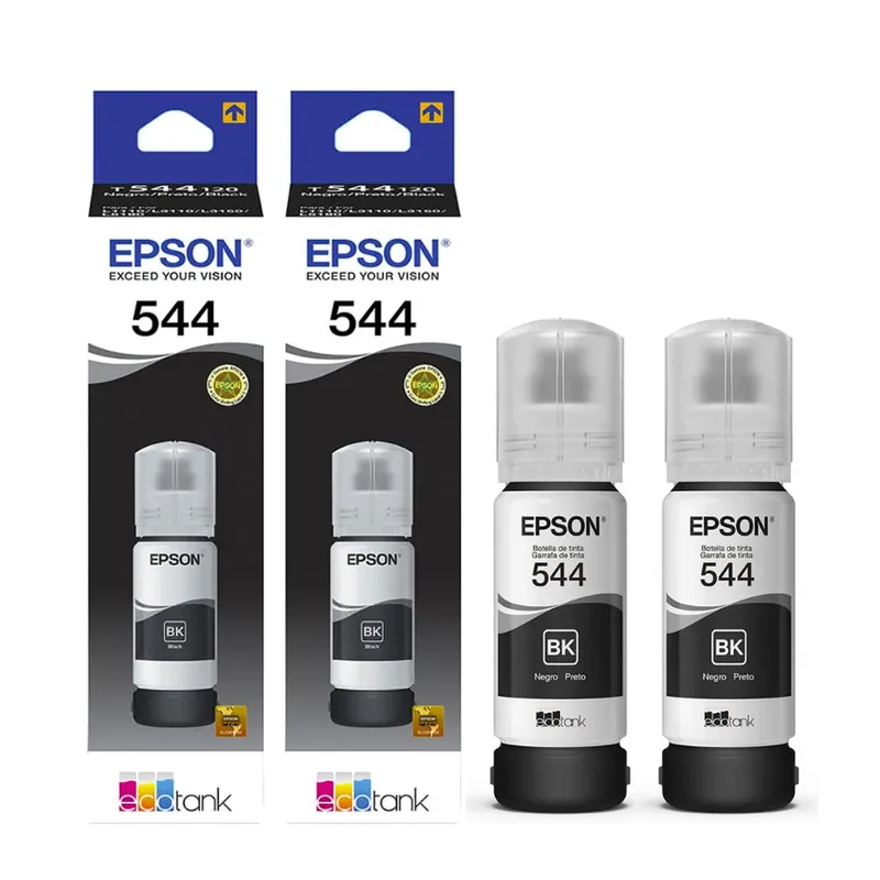 EPSON - KIT DE 2 TINTAS EPSON 544 COLOR NEGRO