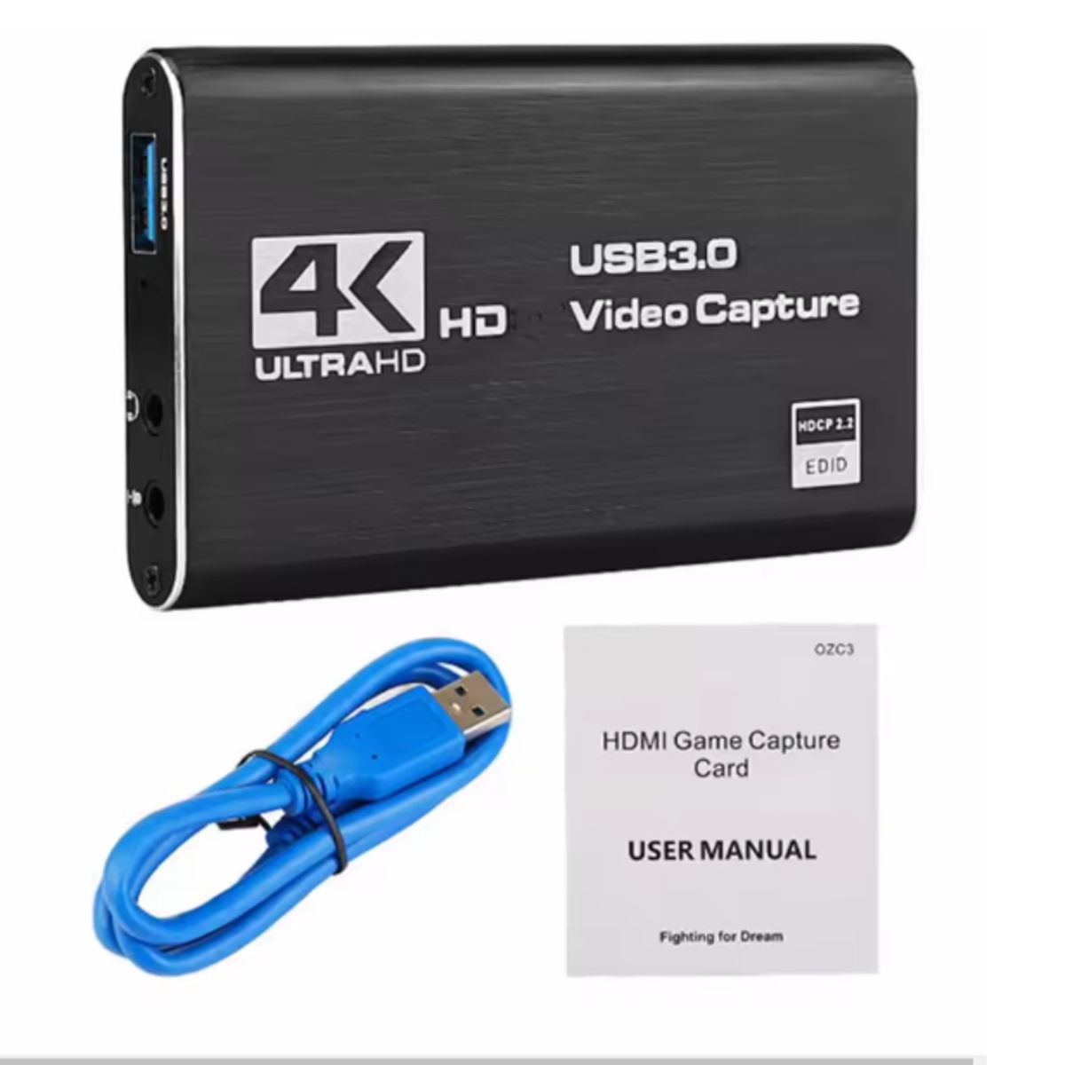 GENERICO - Capturador Hdmi Audio Video Usb 3.0 4k Full HD Streaming