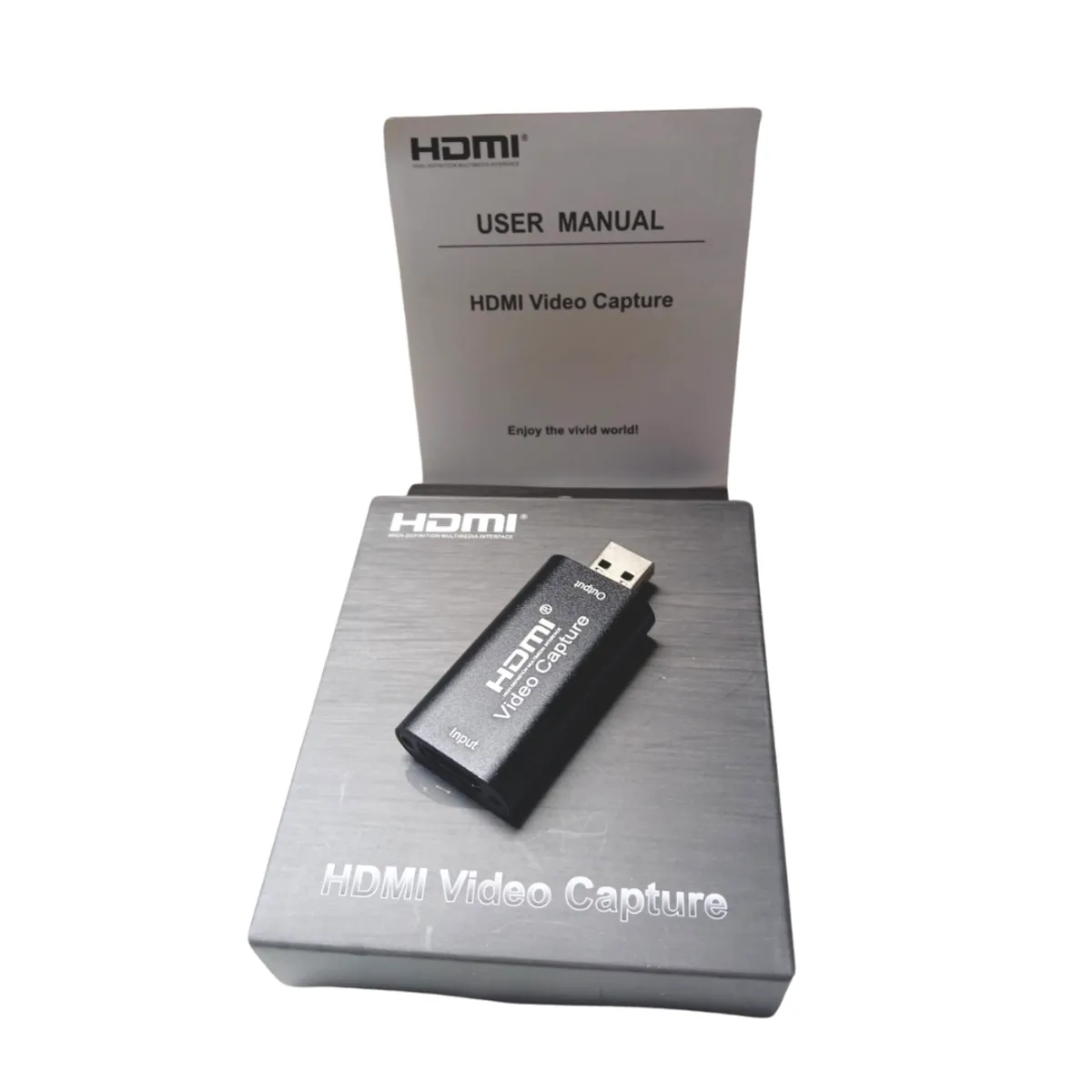 GENERICO - Capturadora Video Hdmi Usb 3.0 Streaming 1080P Obs Vlc HU-03