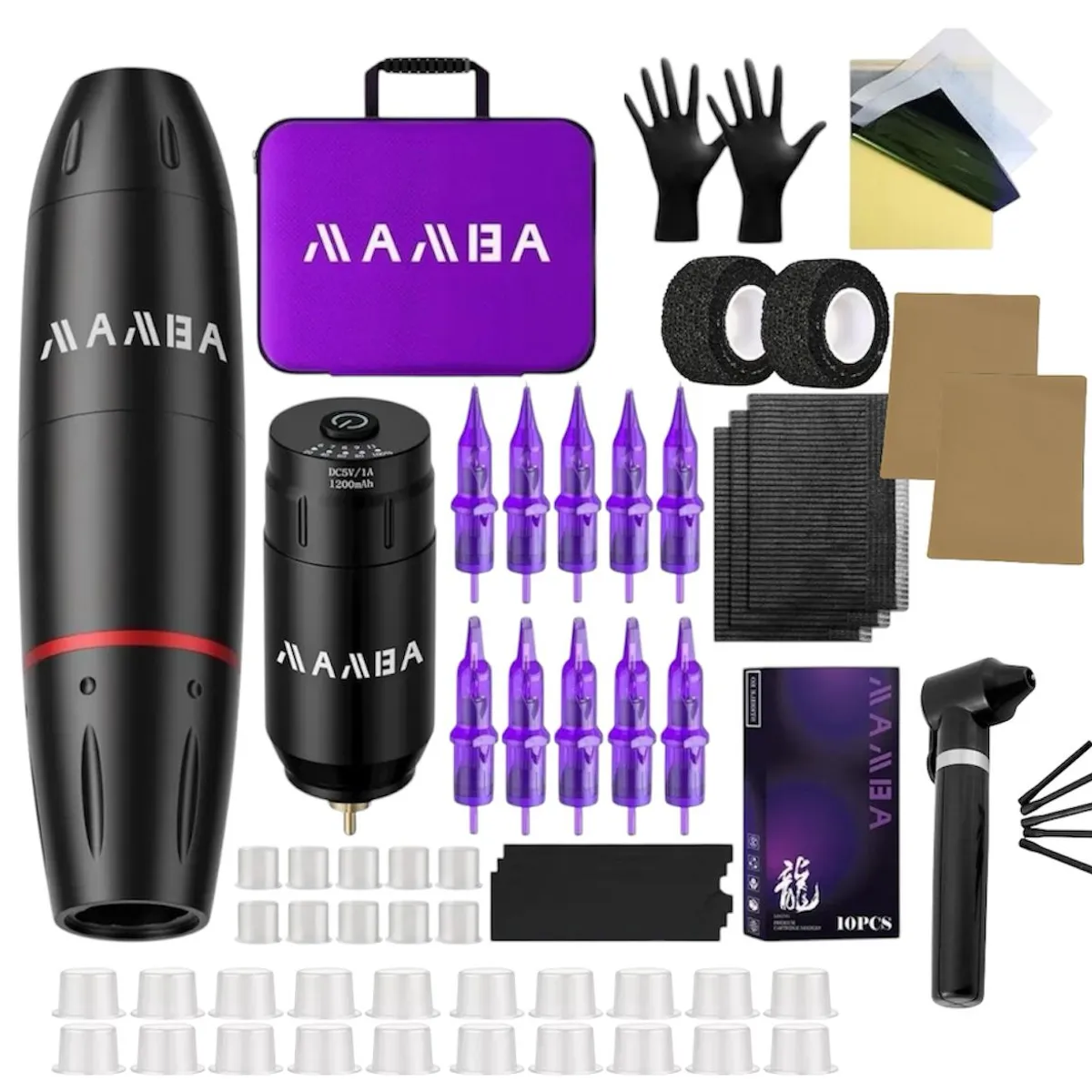 GENERICO - MAQUINA PARA TATUAR TATUAJE TATOO ROTATIVA INALAMBRICA