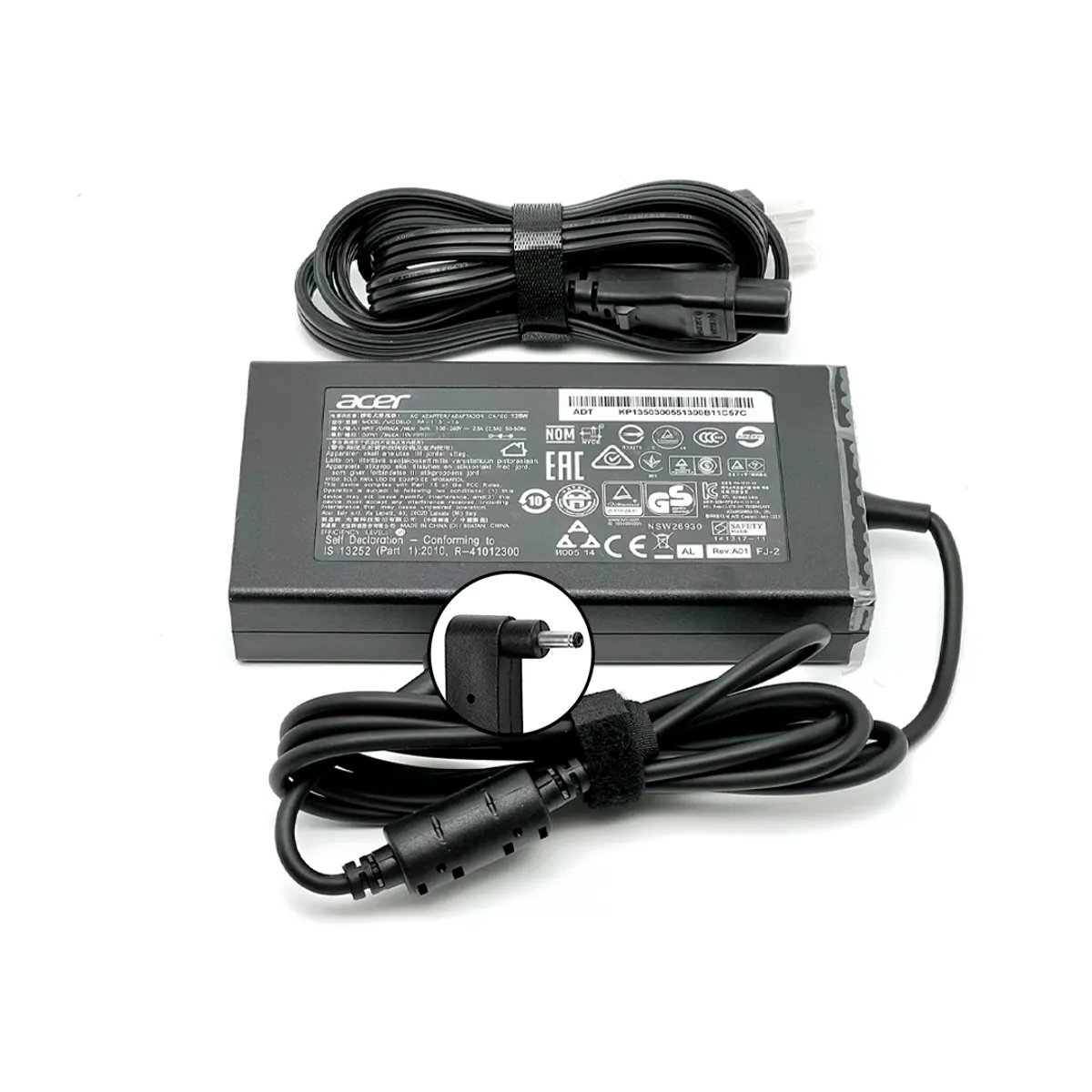 ACER - Cargador Acer 65w  NUEVO ORIGINAL