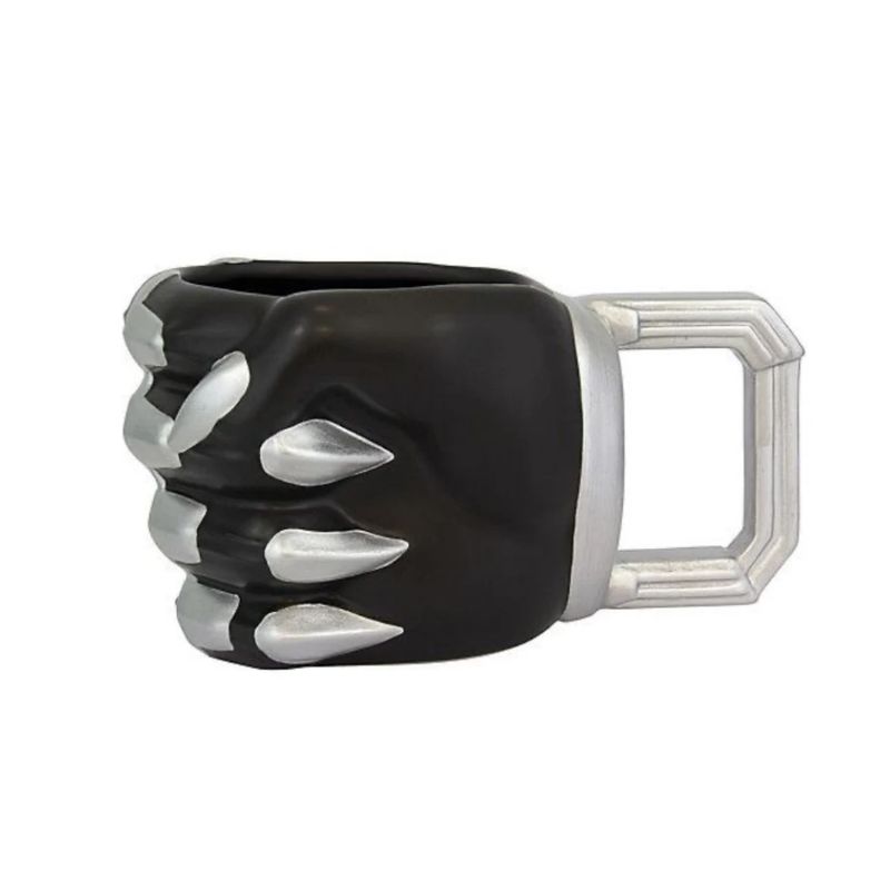 GENERICO - TAZA PUÑO DE PANTERA NEGRA 3D MARVEL